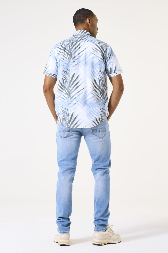 OVERHEMD MET PRINT E51096 50 WHITE